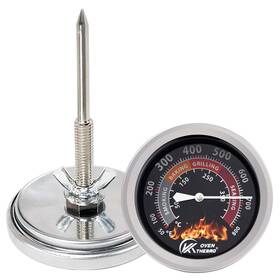 Kt Thermo 767410986446 Grill Thermometer Barbecue Charcoal Smoker Temperature Gauge Pit
