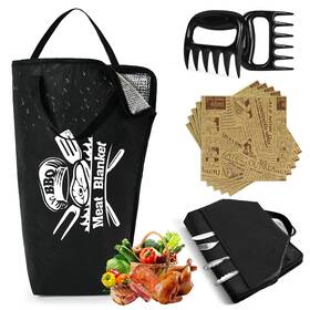 Ttal013 Kuabiz 23 Pcs Bbq Blanket For Resting Meat 21 Inch Smoker Meats Bag Insulated Re