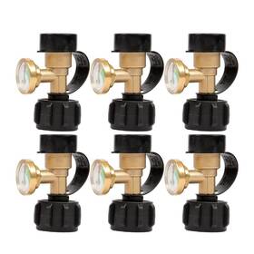 Law258456 Labwork 6 Pack Propane Tank Gauge Universal Qcc1 For 5-100lbs Bbq