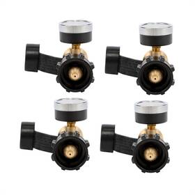 Law258462 Labwork 4 Pcs Upgraded Propane Tank Gauge Level Indicator Qcc1/type1 For 5-100lb