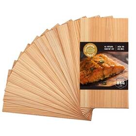 Ca20031-13 Langxinese Bigger 12 Pk Cedar Planks For Grilling Salmon 11 Inch X 5.75 Better Smoking Add
