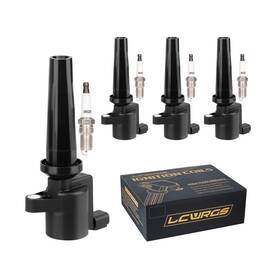 Fd505 Lcwrgs Set Of 4 Ignition Coil Pack And Spark Plugs Fits For Ford Fusion Escape C-max