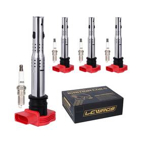 Uf529 Lcwrgs Set Of 4 Ignition Coil Pack And Spark Plugs Fits For 2.0t 2006 2007... Fast Ship