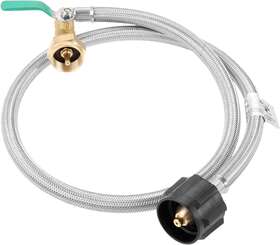 Lemfema 709930828899 3 Feet Propane Refill Adapter Hose For 1 Lb Gas Tank Stainless Steel Pro