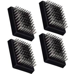 5u-g9t4-6scn Leonyo 4 Pack Grill Brush Replacement Heads Set 3.3in X 2.5in Cleaning