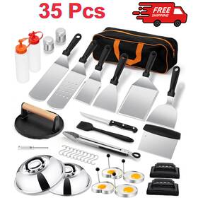 8878161 Leonyo 35 Pcs Griddle Accessories Kit Flat Top Grill Tools