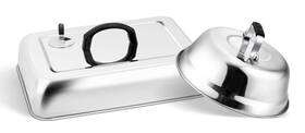 Na-23yx-7c2p Leonyo 2pcs Melting Dome For Griddle 13 Rectangle Basting Cover With Adjustable Vent S