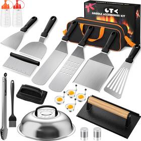 Leteuke 723314217468 Griddle Accessories Kit For Blackstone 22 Pcs Flat Top Grill Set
