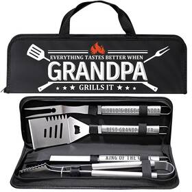 Lewaran 891893218312 Grandpa Gifts From Grandkids For Fathers Day Grilling Accesso