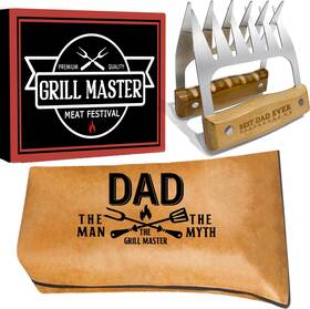 Lewaran 891893218442 Gifts For Dad Christmas From Daughter Bbq Blanket With Meat Claws