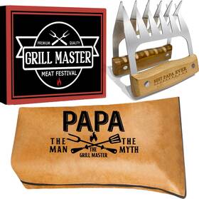 Lewaran 891893218459 Gifts For Papa Fathers Day From Grandkids Bbq Blanket With Meat C