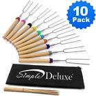 Lgforktlscp32x10 Simple Deluxe Marshmallow Roasting Sticks Set Of Pcs With Wooden