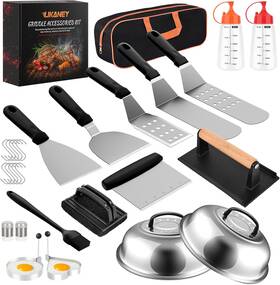 Likaney 313025425407 28pcs Griddle Accessories Kit Flat Top Grill Set For Blackstone And