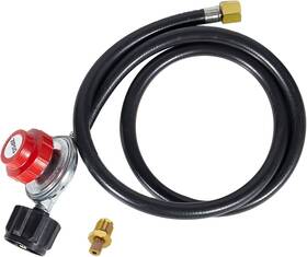 Llama Viva 716597243194 Llamaviva Propane Hose With Regulator 4.1ft - 0-20 Psi Adjustable Gas Burne