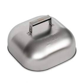 2023050203 Loco Stainless Steel Griddle Dome Specialty Grilling Accessory Ergonomic Handle