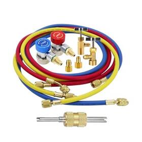 Ch800-60 Long Term 60 Inch Ac Refrigerant Gauge Hose Set Works With R12 R22 R502 R134a