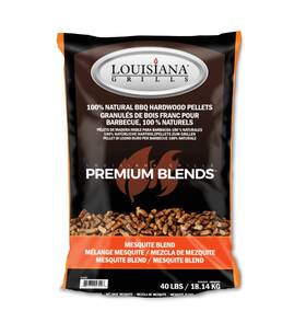 55408 Louisiana Grills 684678043028 Texas Mesquite Pellets 40-pound 40 Lb