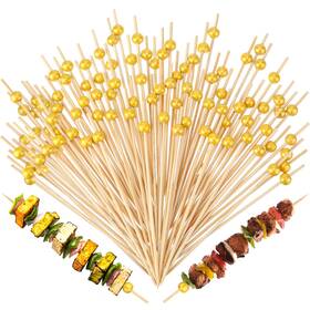 Ls-loyim-0750 Loyim 100 Pcs 6 Inch Long Cocktail Picks Fancy Toothpicks For Appetizer Bamboo Cocktai