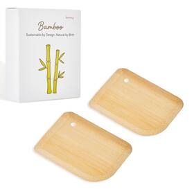 Lu25cco1 Luviancy Bamboo Pan Scraper Pot Food Kitchen Tools For Cast