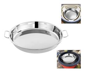 Ys-700-13-dyp Lxkj Stainless Steel Drip Pan Perfect For Big Green Egg Kamado Joe Classic