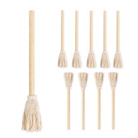Lzms 728676184274 10pcs 12 Inch Bbq Mop Brushes For Basting Or Grilling Easy Dipping Cooking Brushe