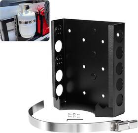 Meu2181001 M-tools 11 Lb And 4.25 Propane Tank Mount Holder 9 Inch Rv Mounting Bracket