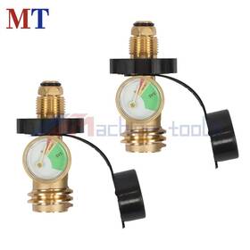 Mt5901823 Machine-tools 2pcs Upgraded Propane Tank Gauge Level Indicator With Color Coded Dial