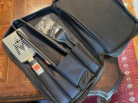 A10-131t Magma Grilling Utensil Set 3-piece Rubberized Soft Touch Handles With Storage Case