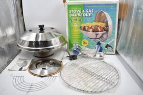 A10-207 Magma Stove And Gas Grill Combo Marine Kettle Party Size Never Used