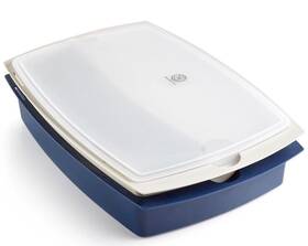 Martha Stewart 050016766353 4pc Marinade Caddy Serving Tray Set - Brine Rub Marinate Meat