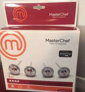 Masterchef 709996811958 New The Tv Series Mini Meat Thermometers