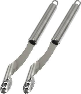 Ccrjphsr-225-2 Maxmoral 2pcs Stainless Steel Chili Corer Remover Jalapeno Pepper Silver