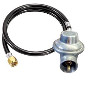 Mcampas 780682613650 1lb Propane Regulator With 5ft Extension Hose X 3/8 Inch Female Flare Nut