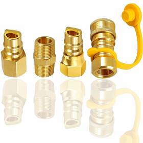 Qdd38 Mcampas 3/8 Inch Natural Gas Quick Connect Fittings And Propane Lp Hose