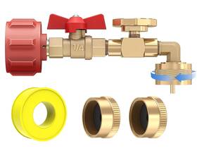 M8023 Mefun New Upgrade Propane Refill Elbow Adapter 1lb To 20lb Qcc1 Elbo