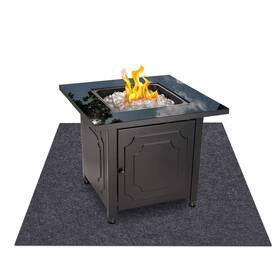 Meitola 712491755634 Fire Pit Mat Stove Retardant Heat Resistant Ember Grill Waterproof 36x30