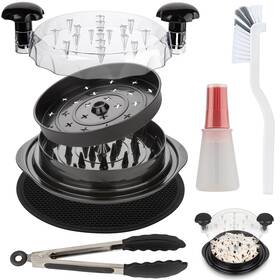 Mekeis 421145132129 Chicken Shredder Tool Twist Large With Tong Brush Oil Pot And Mat Accessor