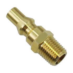 Mensi 608651852957 Propane Gas Quick Connect Adapter 1/4 Inch Npt Full Flow Brass Male Plug Kit Rv
