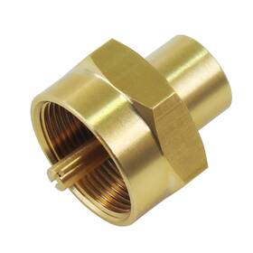 Mensi 737123200443 1lb Propane Bottle Refill Adapter 1/4 Inch Female Npt Gas Cylinder Kit