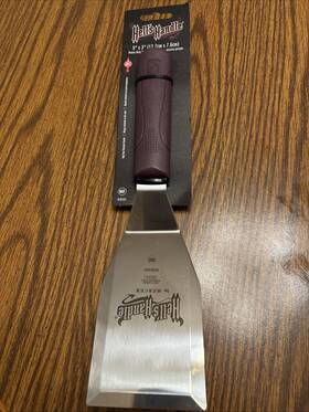 M18340 Mercer Hells Handle Heavy Duty Turner Tool Bbq Grilling 11.38 Inch Purple