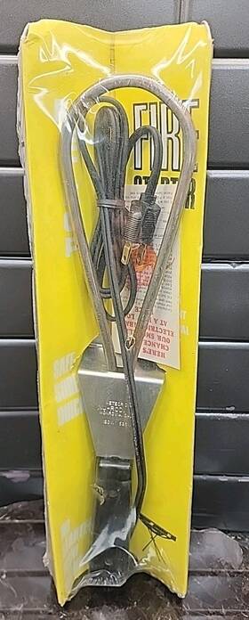 Meteor 071938000776 Fire Starter Electric Charcoal Lighter Barbecue Time Is Anytime Sealed
