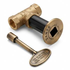 Midwest Hearth 645360707086 Fire Pit Gas Valve Kit - 1/2 Npt Antique Brass