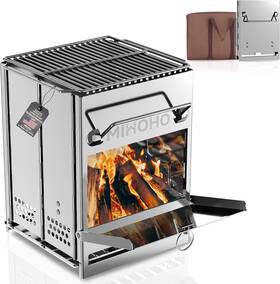 Ko0627 Mihoho Barbecue Charcoal Grill Stainless Steel Foldable Portable Camping Gril