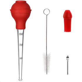 Mkjb01 Mikim Turkey Baster Syringe Large Long Meat Basters For Cooking And Red