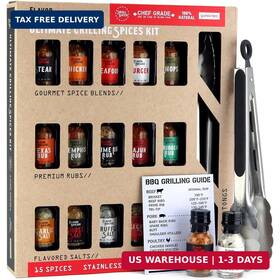 Millhouse Spice Co. 198715614190 Ultimate Grilling Gift For Men - Bbq Accessories Gourmet Blends And Season
