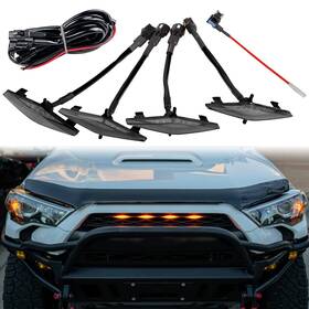 Mingjue 768470673611 Led Grill Lights For 2014-2023 Toyota 4runner Trd Pro Grille Including White