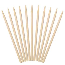 Minisland 727536635482 Premium 5.5 Inch Bamboo Skewers 5mm Thick Short Semi-point Caramel Candy Apple C