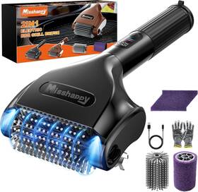 Misshappy 313033583557 Electric Grill Brush Cordless 800rpm Bbq Cleaner With Scraper 4000mah