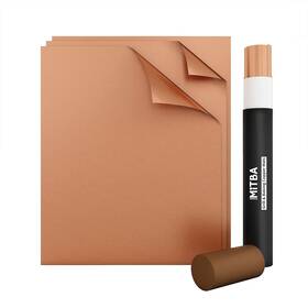 Mitba 850031611030 Copper Grill Mat Set Of 3-xl 100% Non-stick Bbq Mats Reusable And