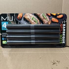 Miu Sold At Costco 806700992344 Barbeque Grill Mats 4pcs Brand New Sealed Item
